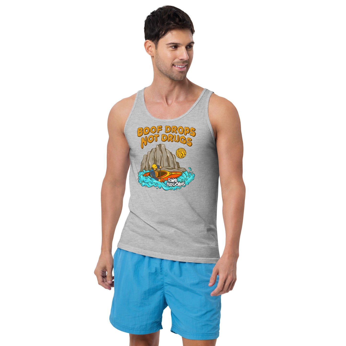 Boof Drops Not Drugs - River Hooligans Unisex Tank Top