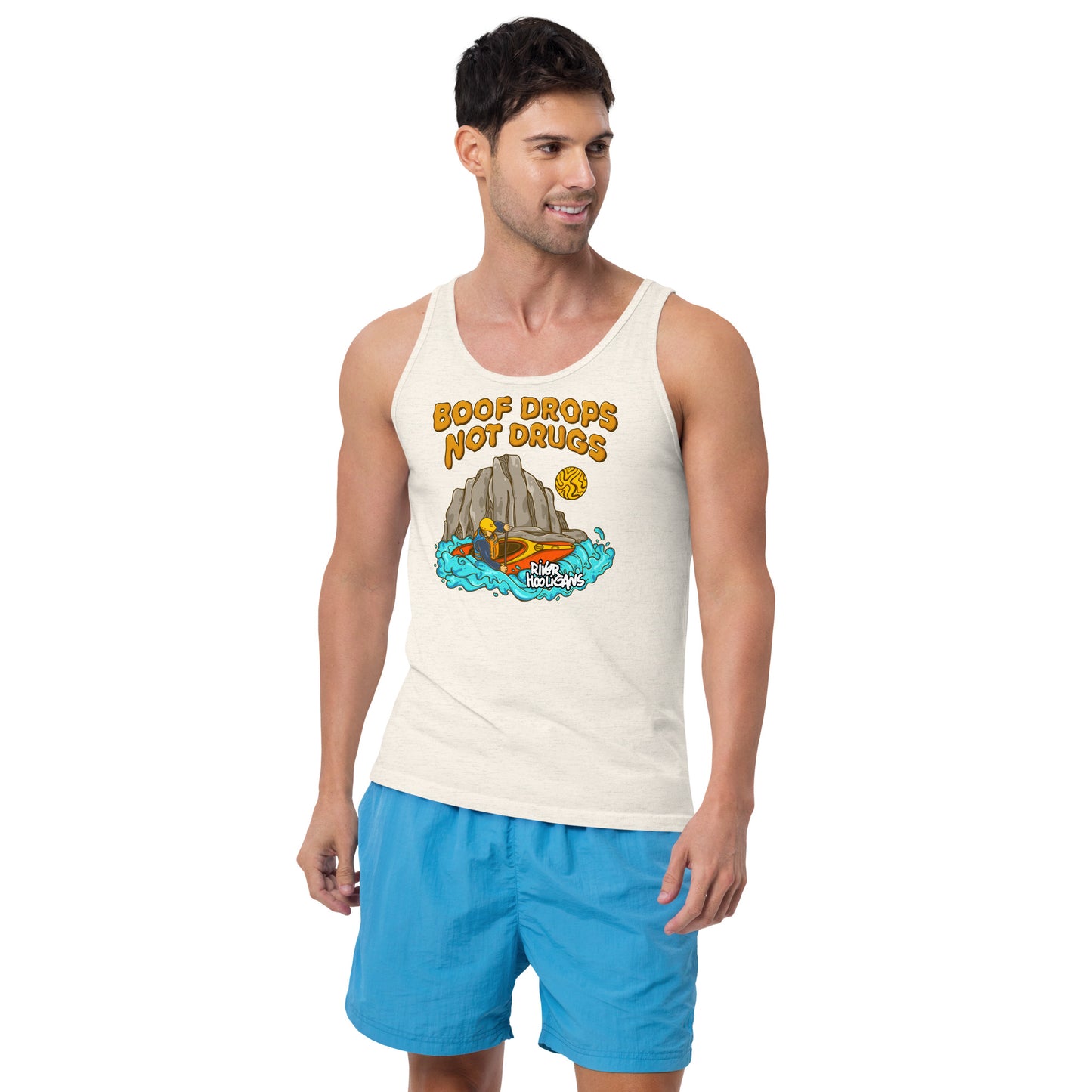 Boof Drops Not Drugs - River Hooligans Unisex Tank Top