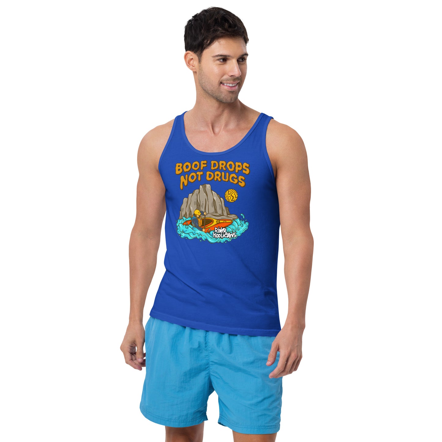 Boof Drops Not Drugs - River Hooligans Unisex Tank Top