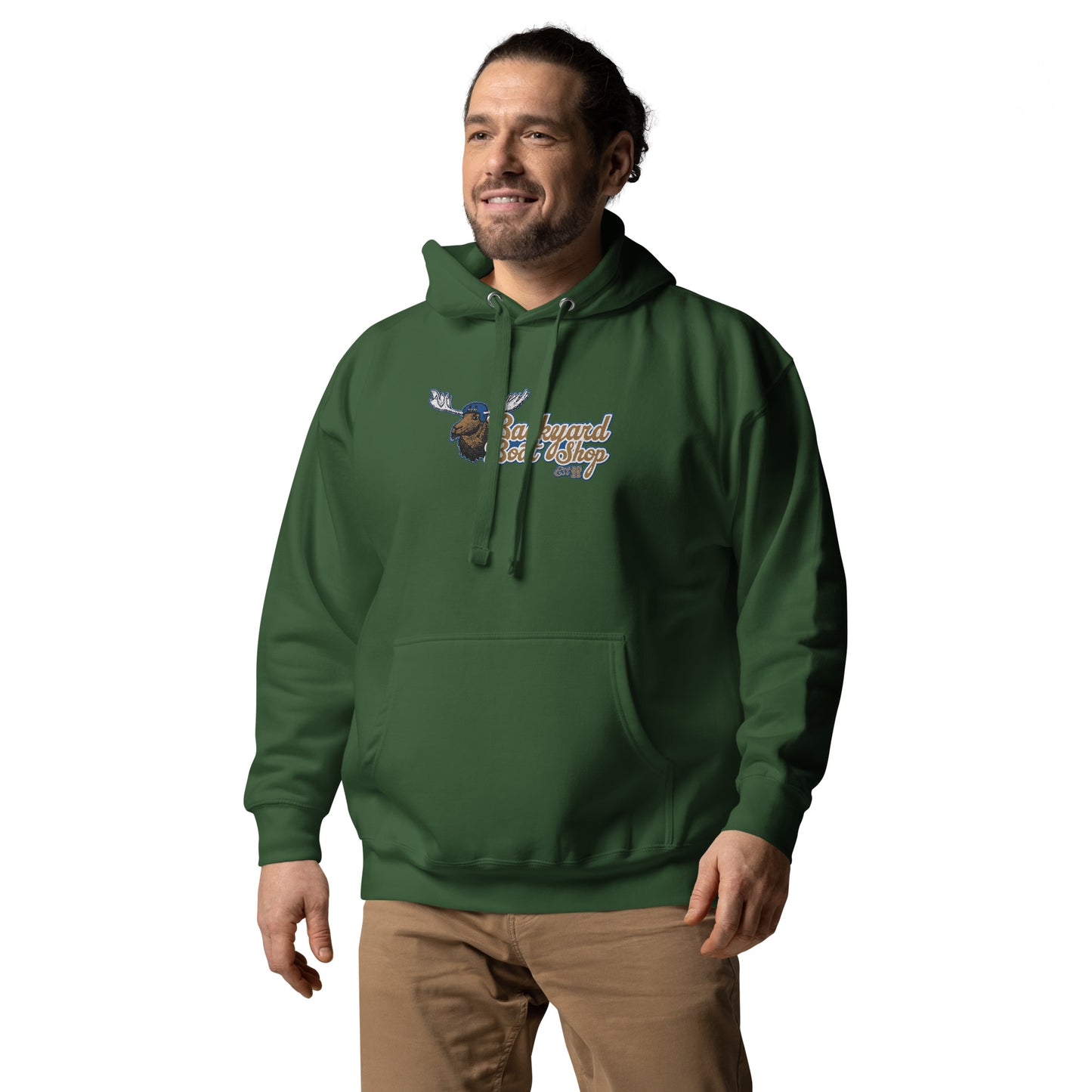 Unisex Color Embroidered Hoodie