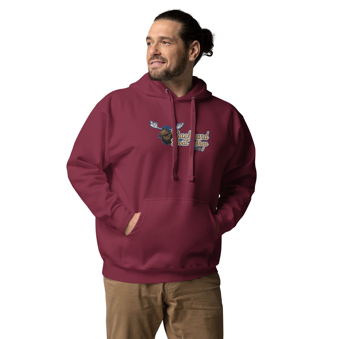 Unisex Color Embroidered Hoodie