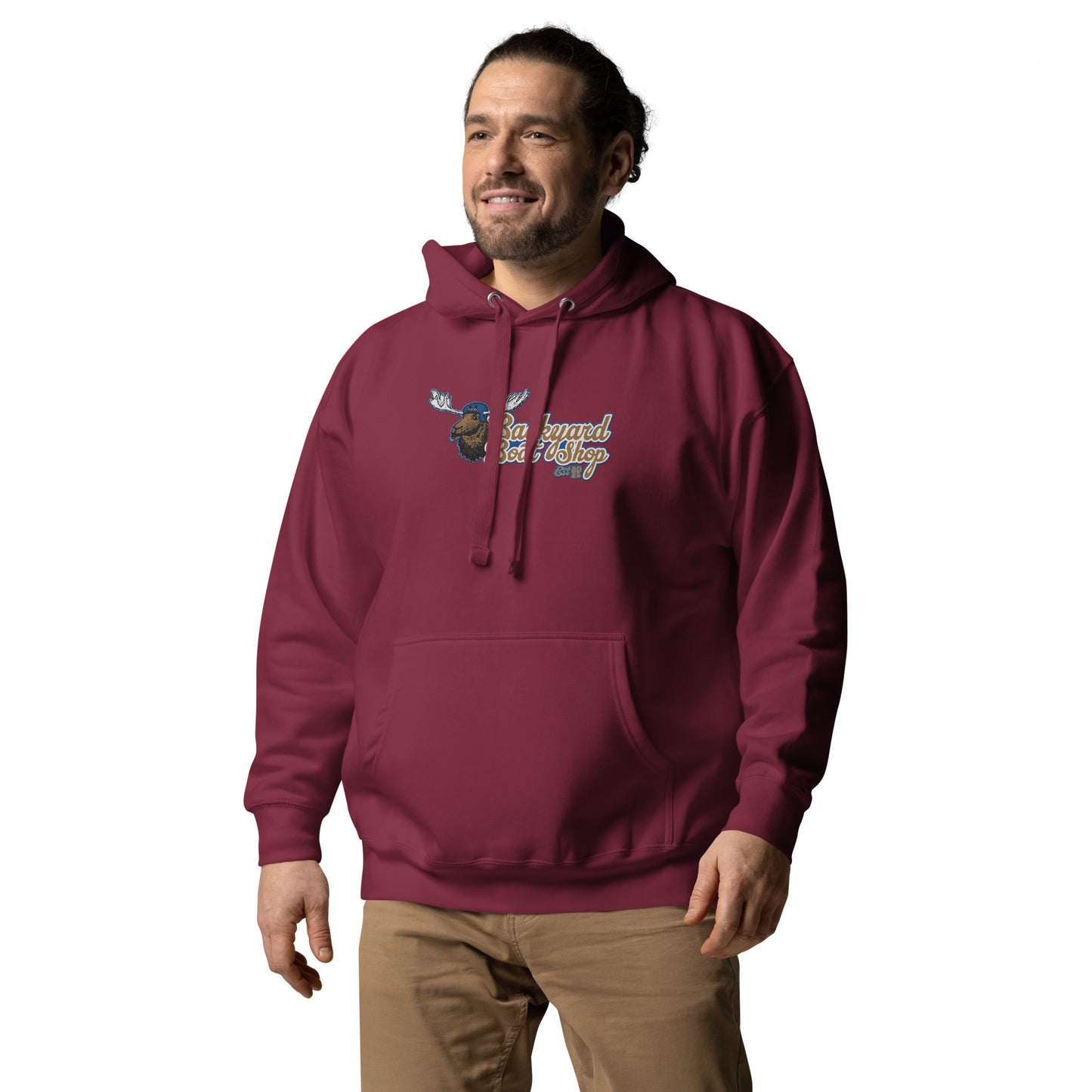 Unisex Color Embroidered Hoodie