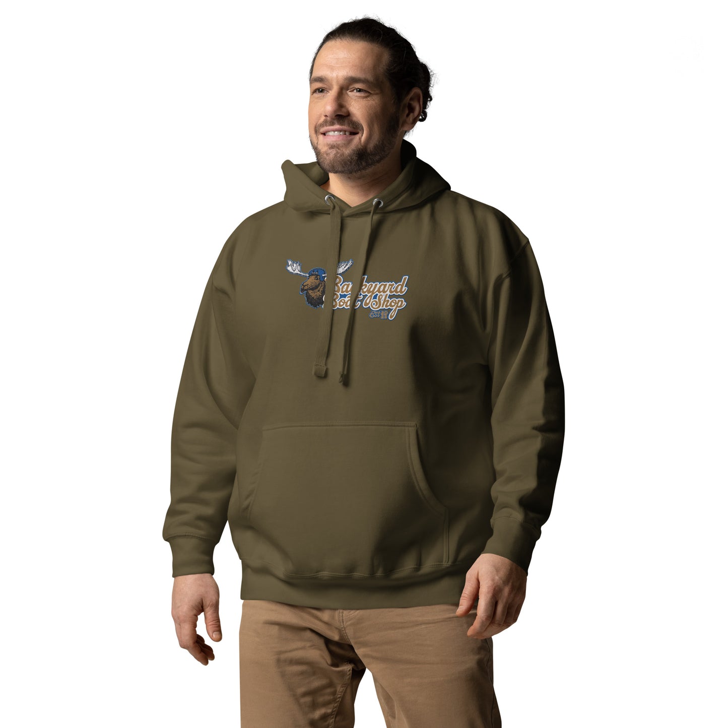 Unisex Color Embroidered Hoodie