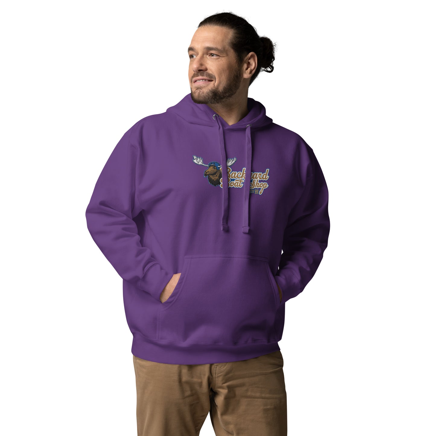 Unisex Color Embroidered Hoodie
