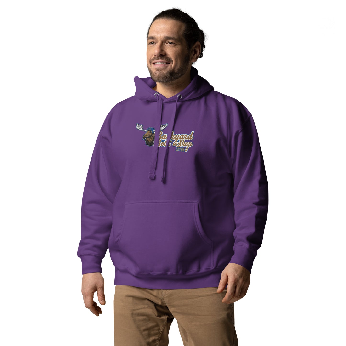 Unisex Color Embroidered Hoodie