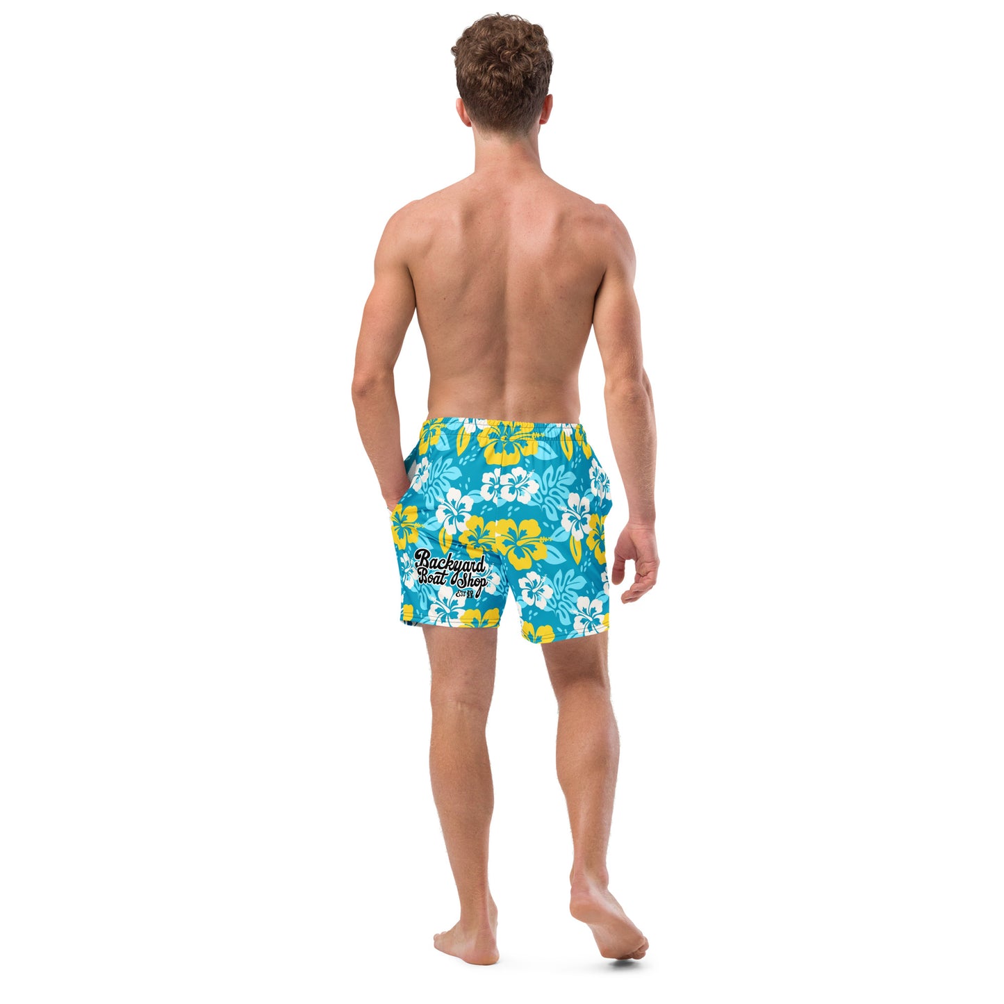 Beaverfest 2024 Flower Power Swim Trunks