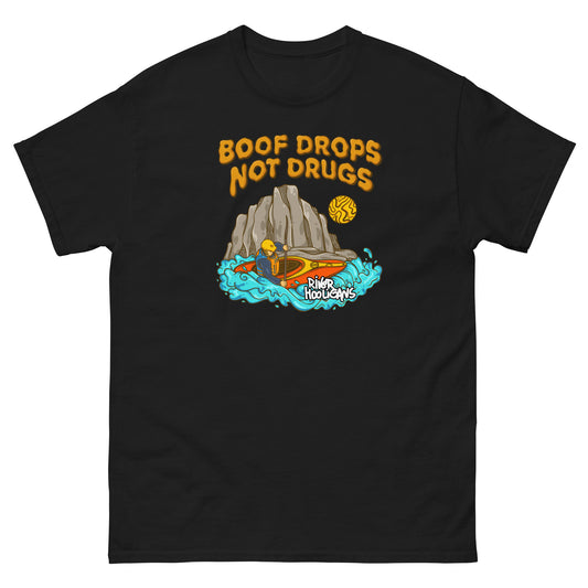 Boof Drops Not Drugs - River Hooligans Men's Classic Tee