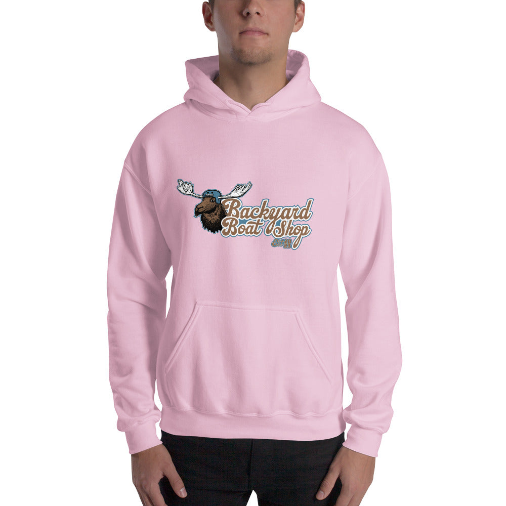 Unisex Hoodie w Color Logo Backyard Boat Shop